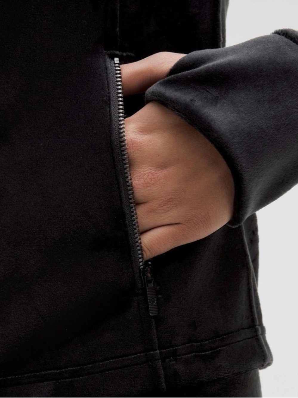 NWOT Lululemon Define Velvet Full Zip Jacket Black Size 14 - Picture 7 of 9